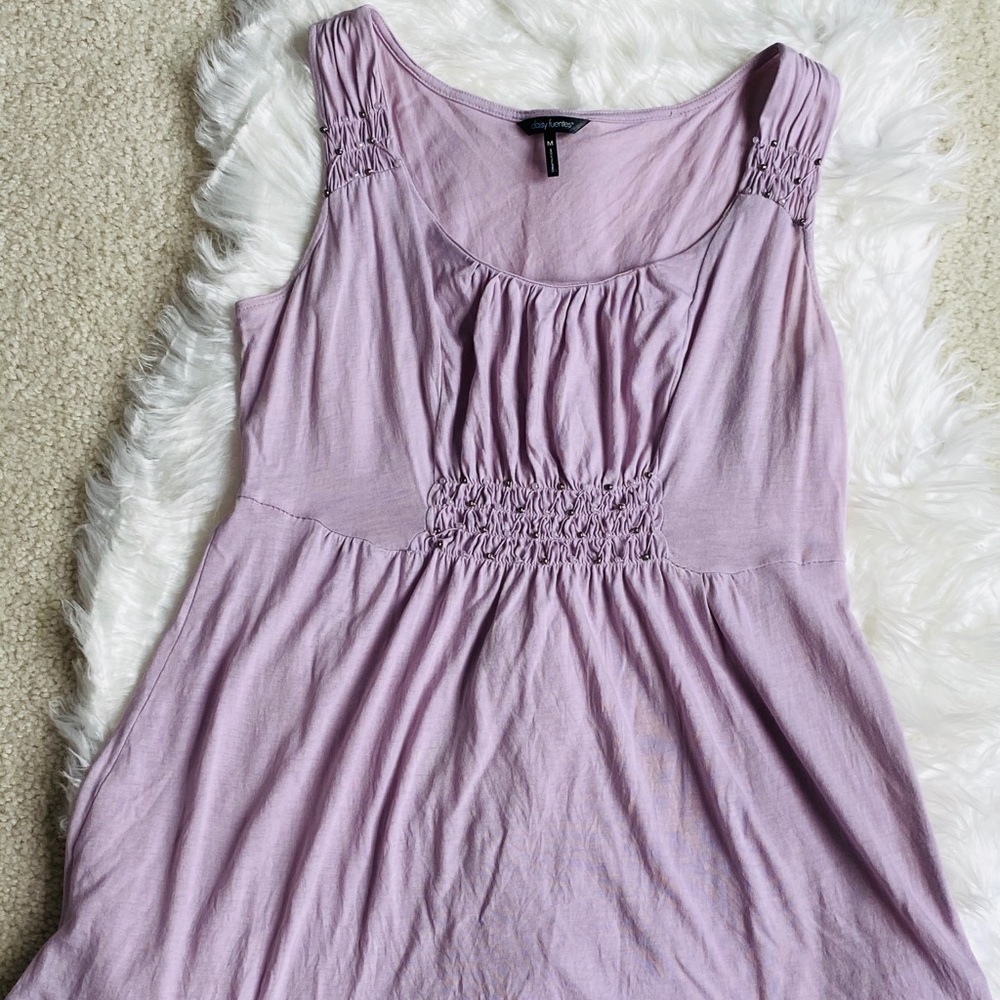 Daisy Fuentes Sleeveless Beaded Top